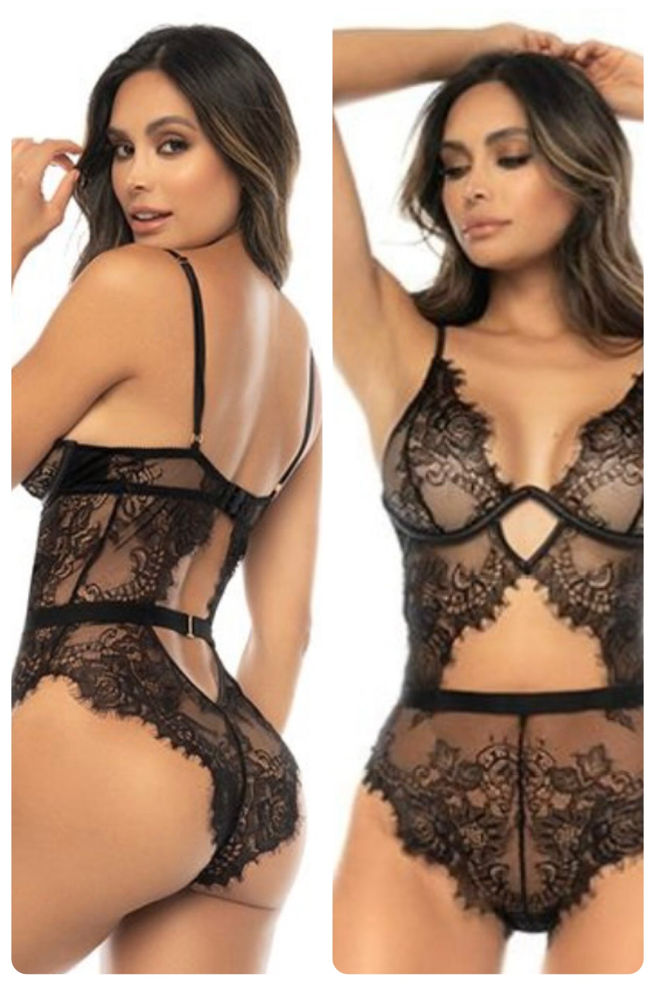 Floral Lace & Mesh