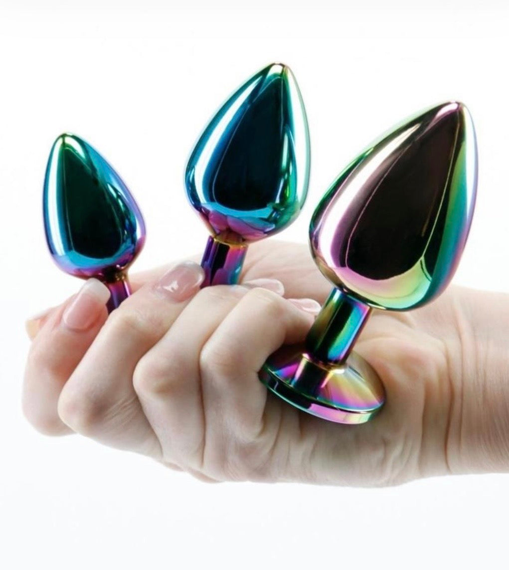 Aluminum Anal Plug Trainer Kit - 3 Pieces