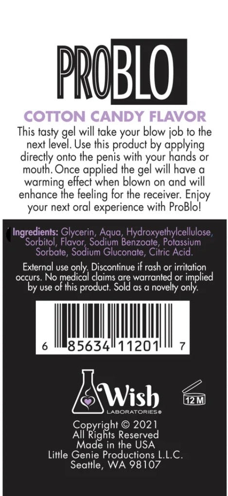 Pro Blo Oral Pleasure Gel
