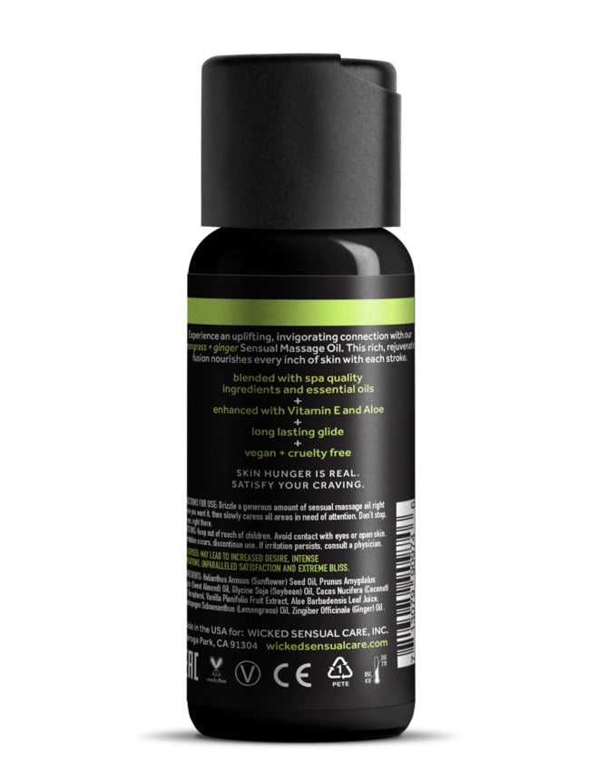 Sensual Massage - Lemongrass & Ginger