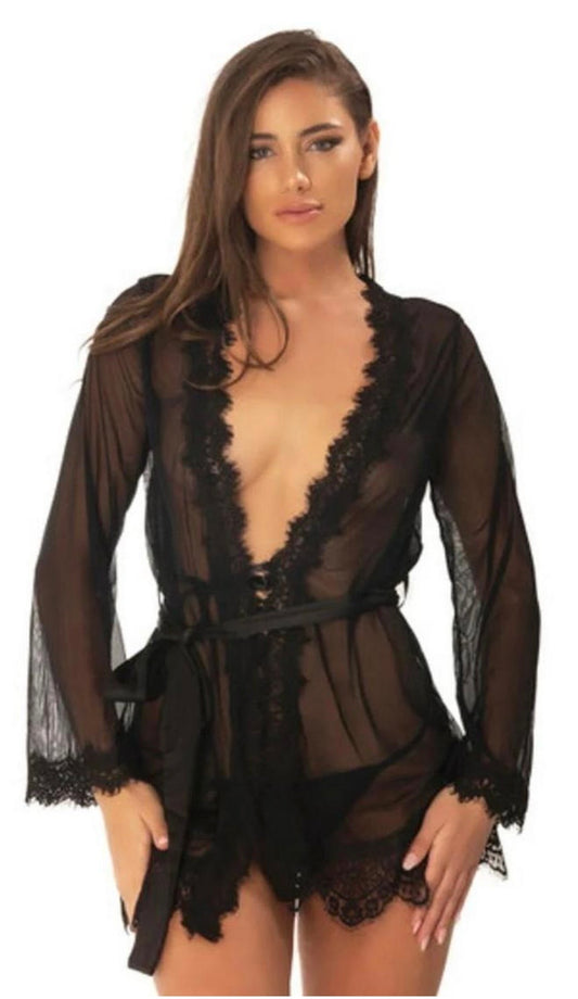 Provence Short Sheer Robe