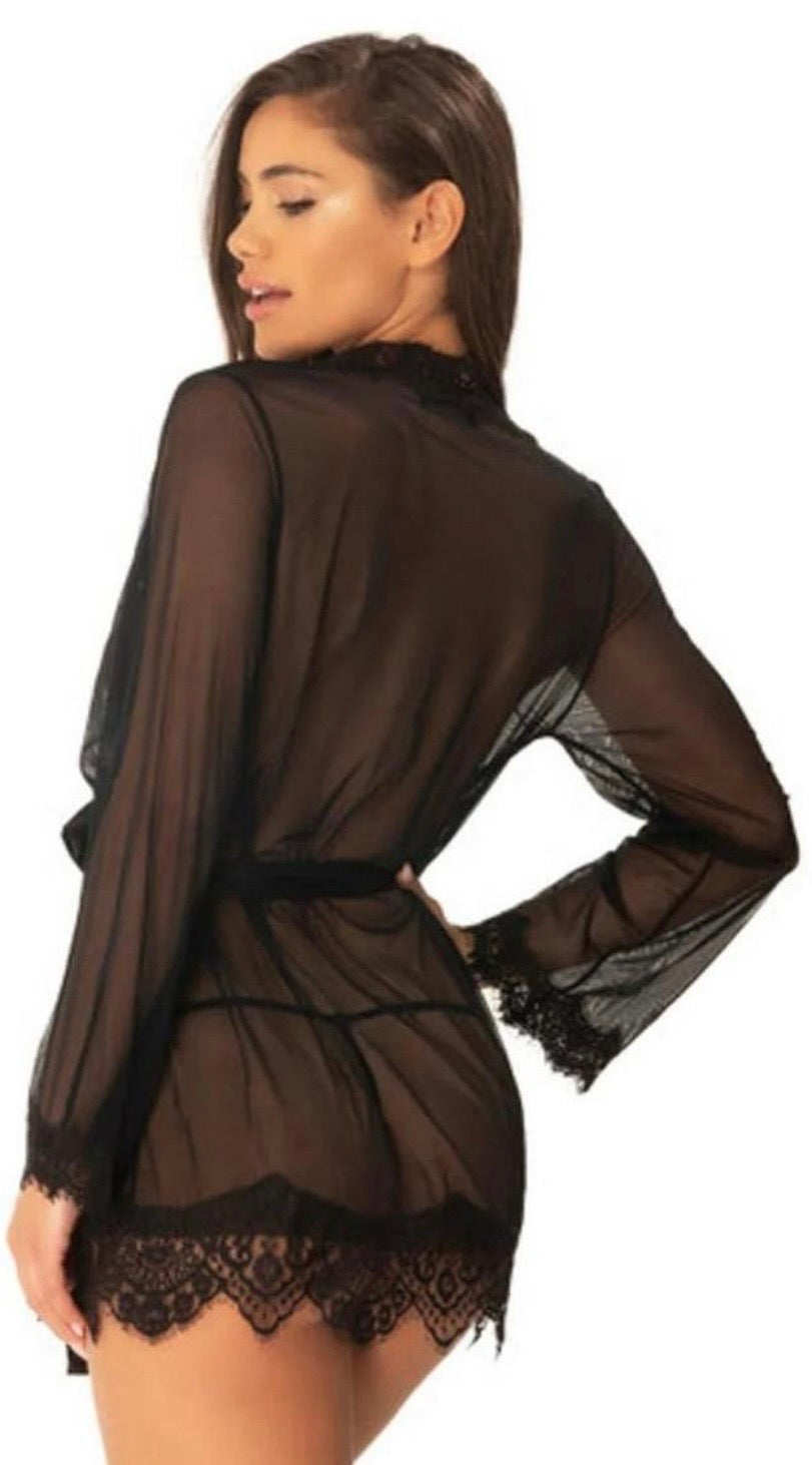 Provence Short Sheer Robe