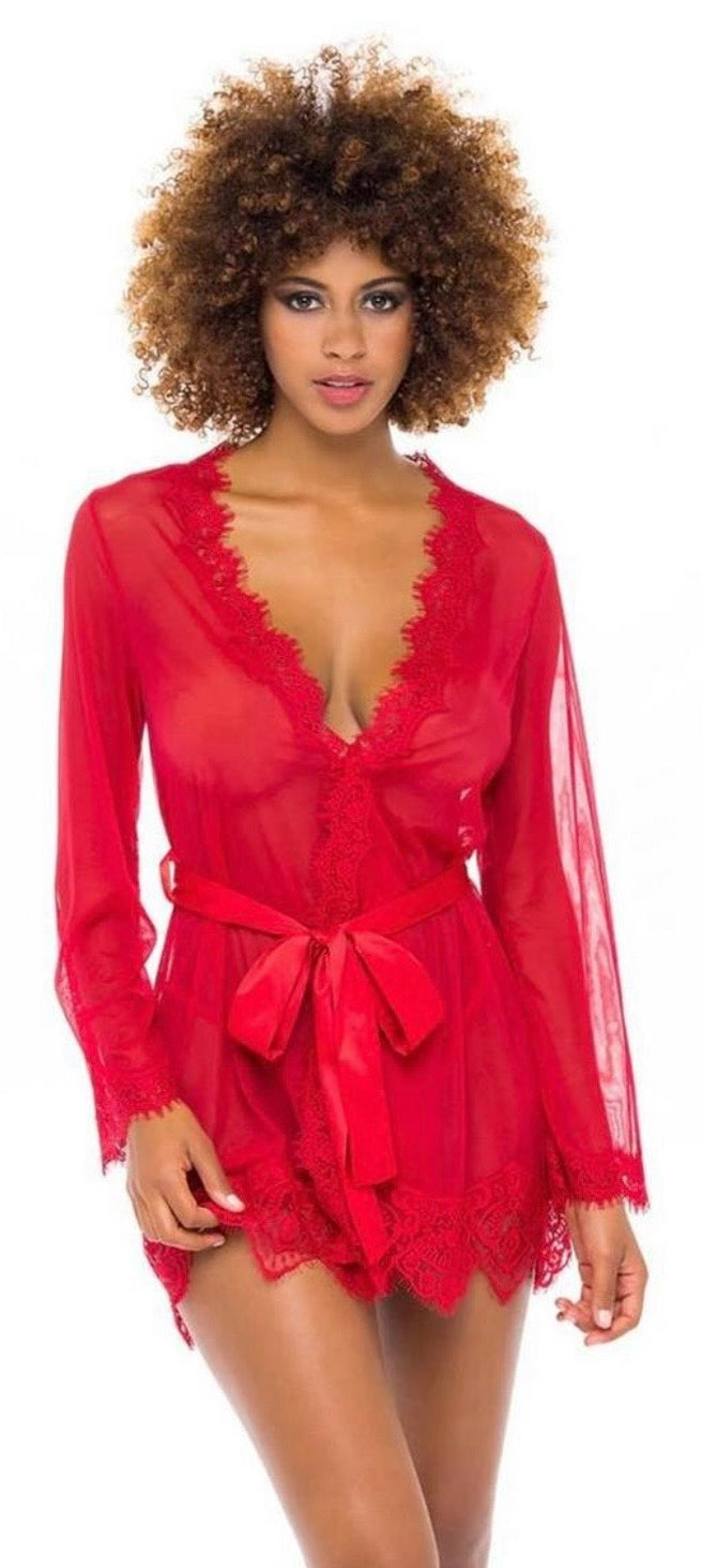 Provence Short Sheer Robe