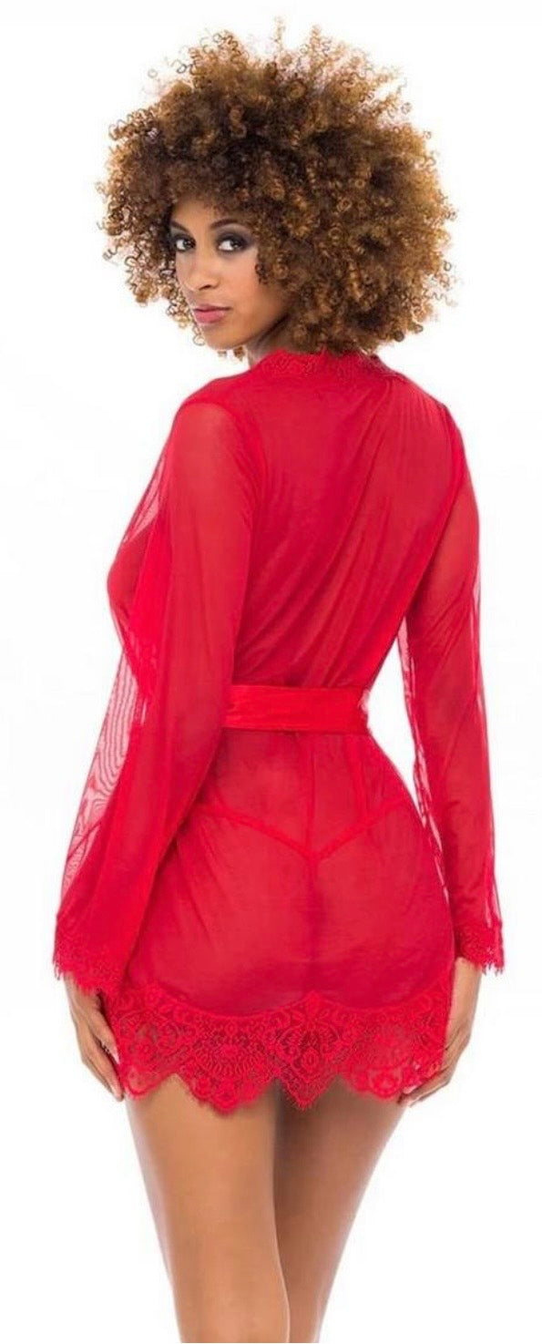 Provence Short Sheer Robe